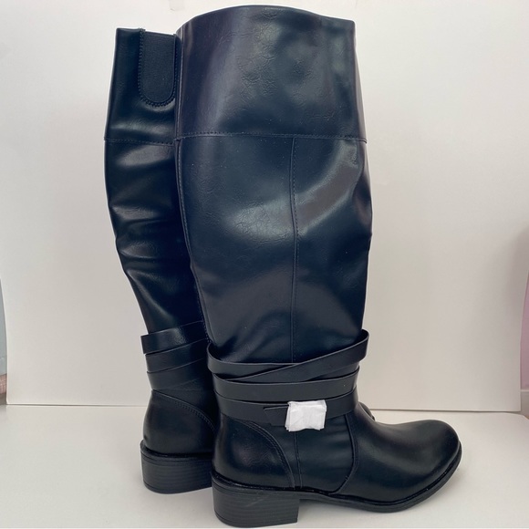 jcpenney Shoes New St Johns Bay Douglas Stacked Heel Riding Boots